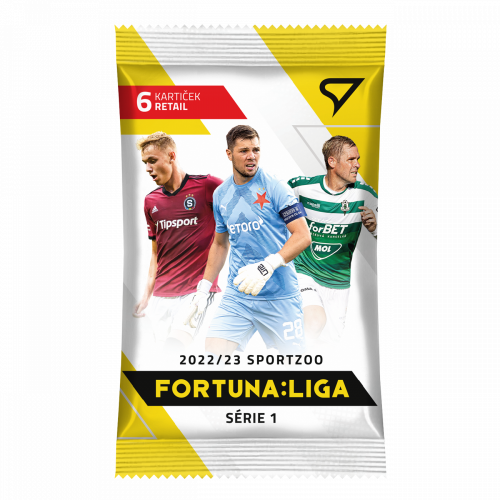 2022-23 Sportzoo Fortuna Liga Série 1 Retail Balíček